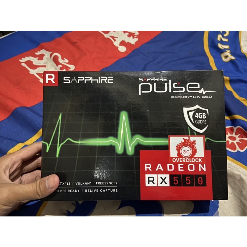 RX 550 4GB GDDR5 Sapphire Second Ex Gaming
