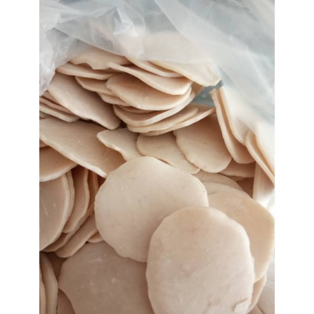 

Kerupuk koin putih 500gr / kerupuk seblak