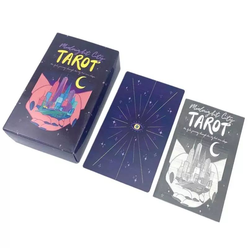 Midnight City Tarot 12x7cm include guide paper