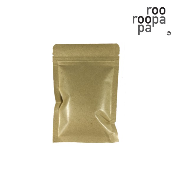 

6 X 8 Kraft Non Std / Kemasan Packaging Bubuk Vitamin Masker / Zipper Bag / Ziploc / 200 lembar