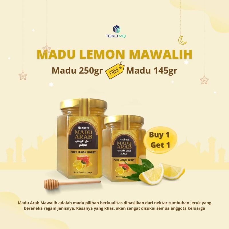 

Madu Arab mawalih 250gr gratis madu 145gr