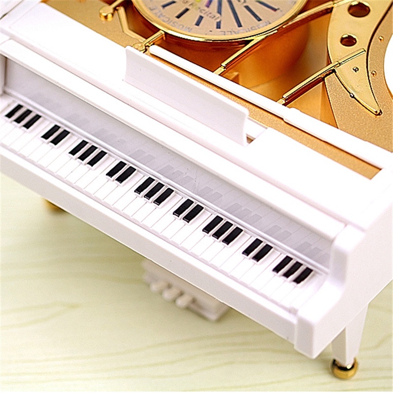 Kotak Musik (Music Box ) Hadiah Ulang Tahun Piano/Gitar/Biola Romantis Ornamen Kreatif Hadiah Wisuda/Liburan/Valentine Untuk Teman/Keluarga/Anak-anak Adiah Terbaik