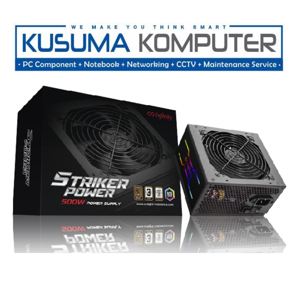 Infinity Psu Striker Power 500W RGB 80+ Bronze