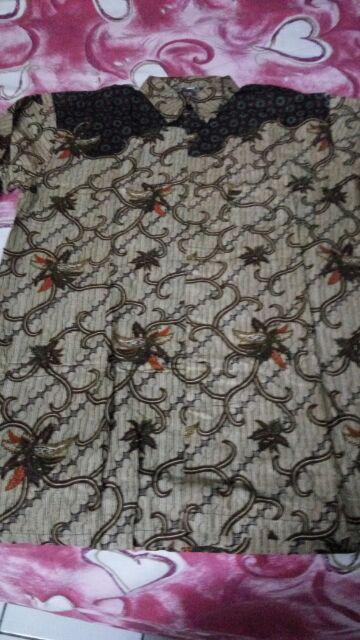 Kemeja Batik Lengan Panjang 013 Bswart Risna Batik Hrb026 Belanja Batik Beli Grosir Batik Modern