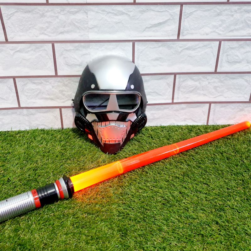 Mainan Set Pedang & Topeng Star Wars - Pedangan Cosplay Anak Starwars - mainan kado anak