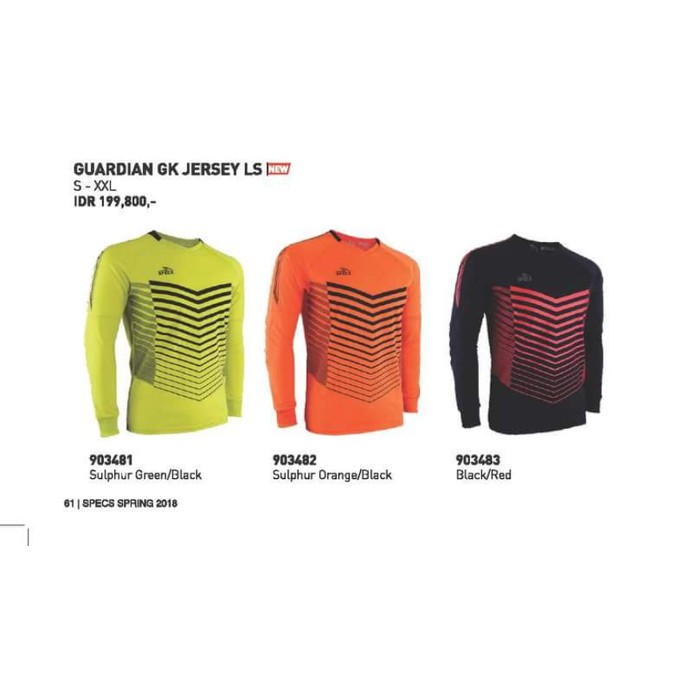 baju olahraga gym tangan panjang pria cowo specs guardian GK jersey ls