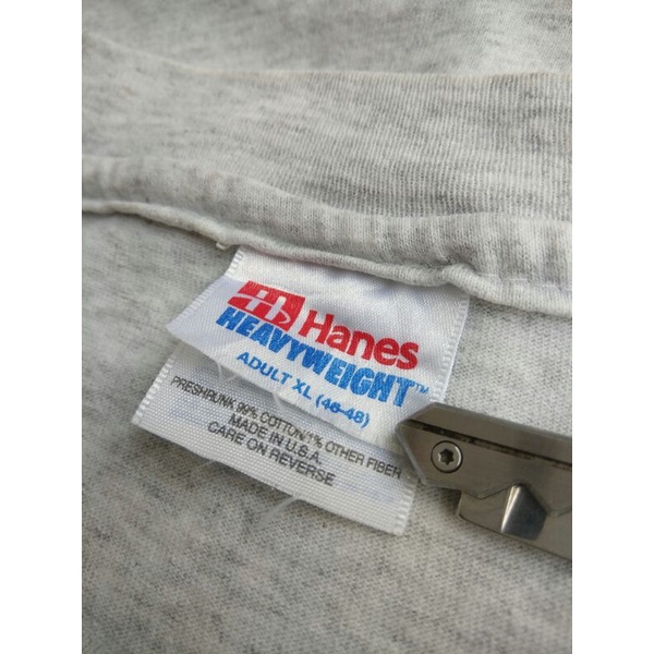 Vintage 90s Hanes Heavyweight Single Stitch Tshirt