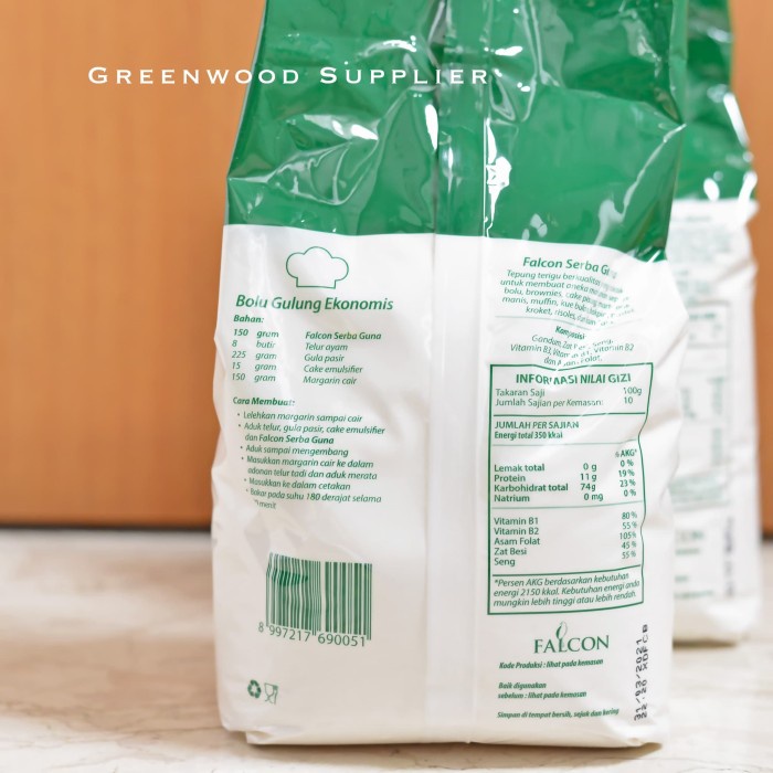

Ds11 Tepung Terigu Falcon 1Kg (Halal High Quality) G6B040B1