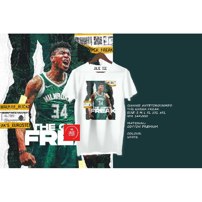KAOS BASKET NBA GIANNIS ANTETOKOUNMPO V1 MILWAUKEE BUCKS