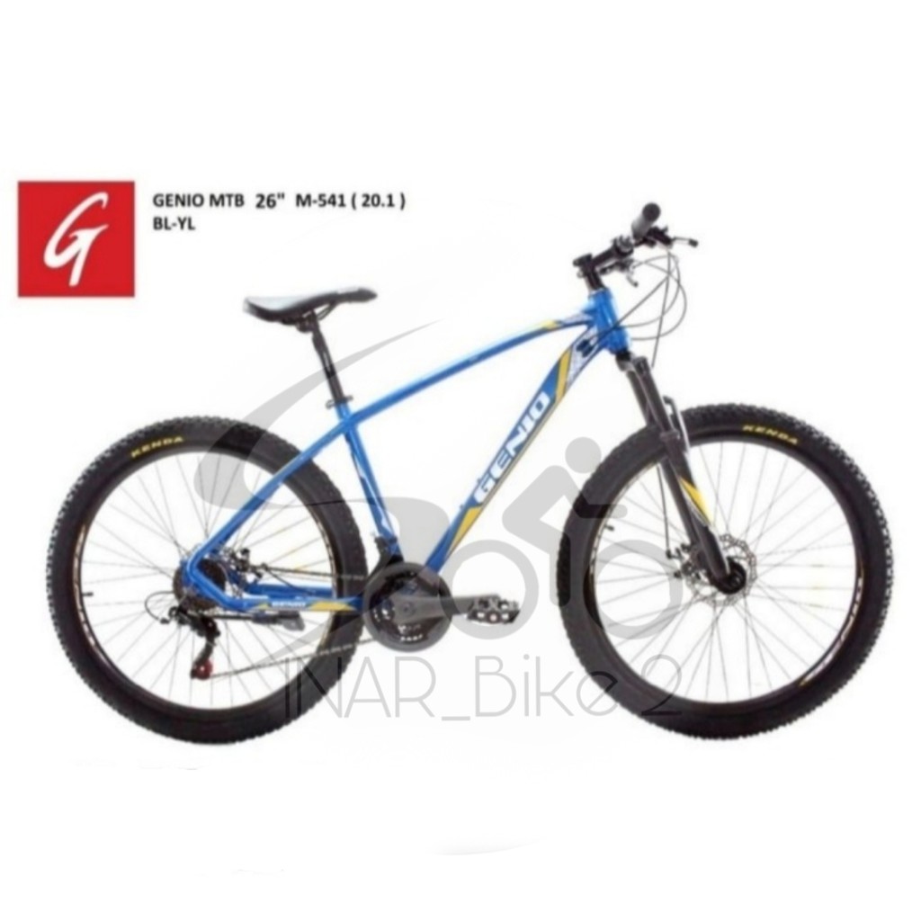 Sepeda Gunung 26Inch Mtb Genio M 541 Alloy 24Speed