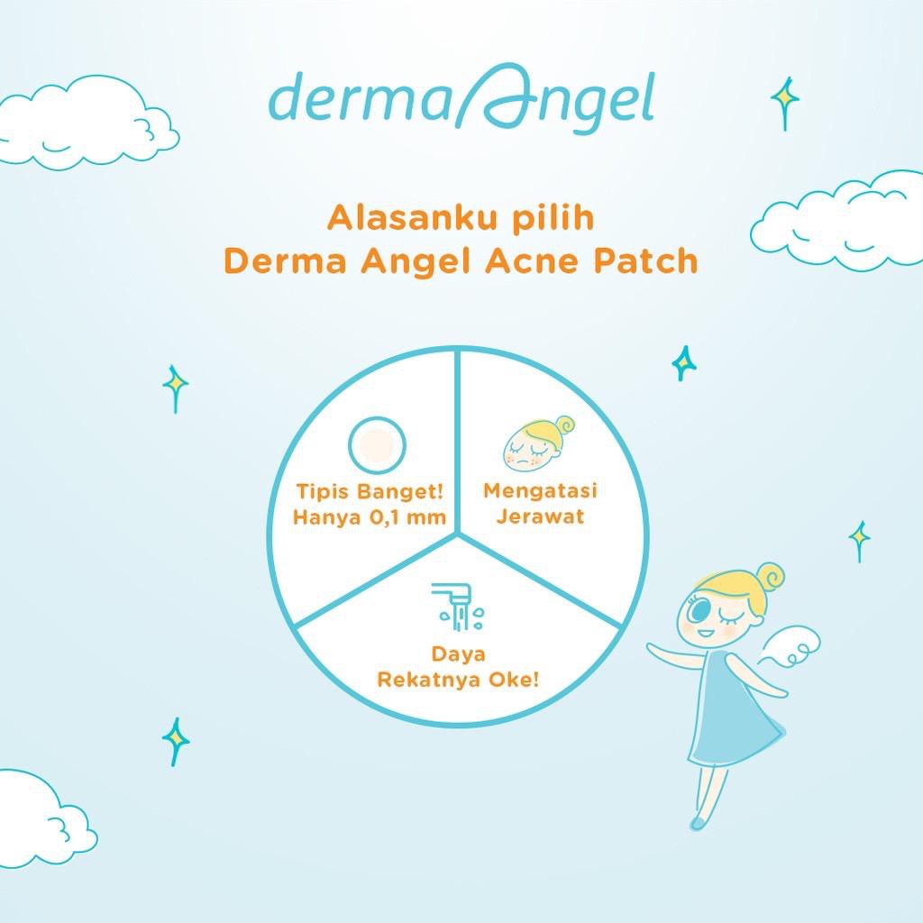 [BPOM] DERMA ANGEL Acne Patch - DAY | NIGHT | MIX | Intensive Gel