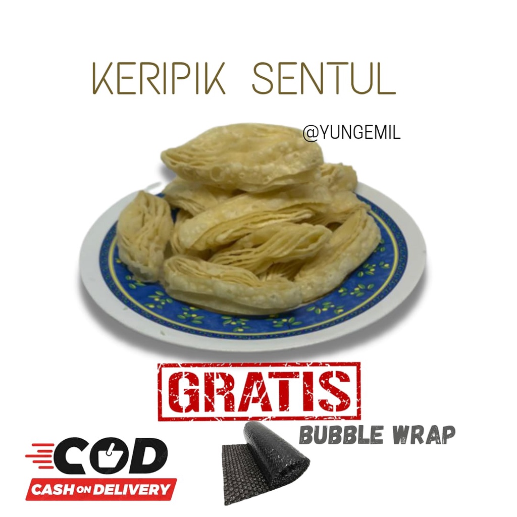 

PROMO Makanan Ringan Kripik Sentul Khas Bogor Enak dan Lezat Kemasan 500 Gr