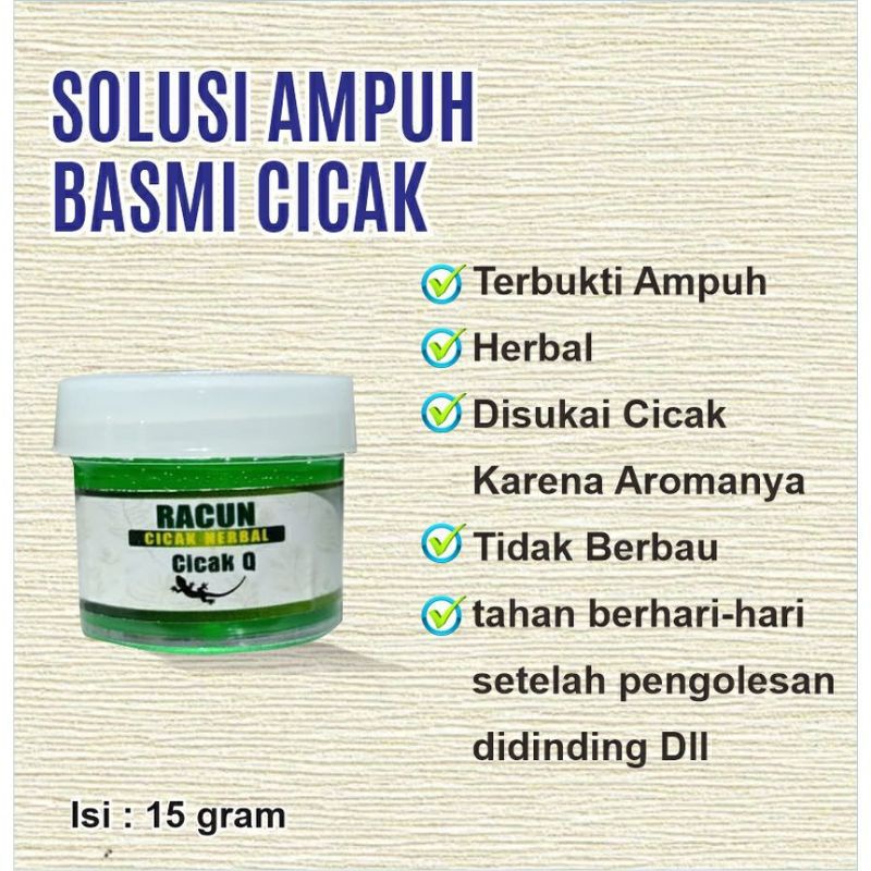 Pembasmi CICAK HERBAL Ramah lingkungan dan tidak berbau