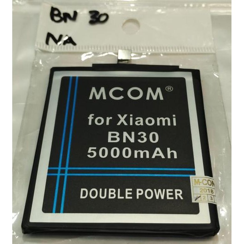 baterai battery xiaomi Xiomi bn30 bn 30 redmi 4a redmi4a mcom 5000mah