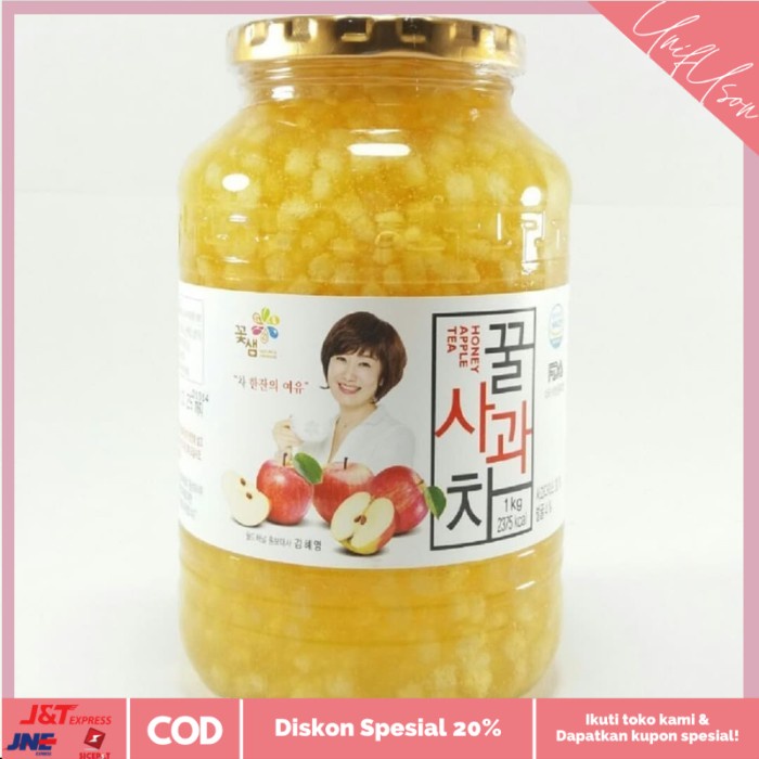 

⭐COD⭐ Kkoh Shaem Tea / Minuman Teh Korea 1kg - Honey Apple