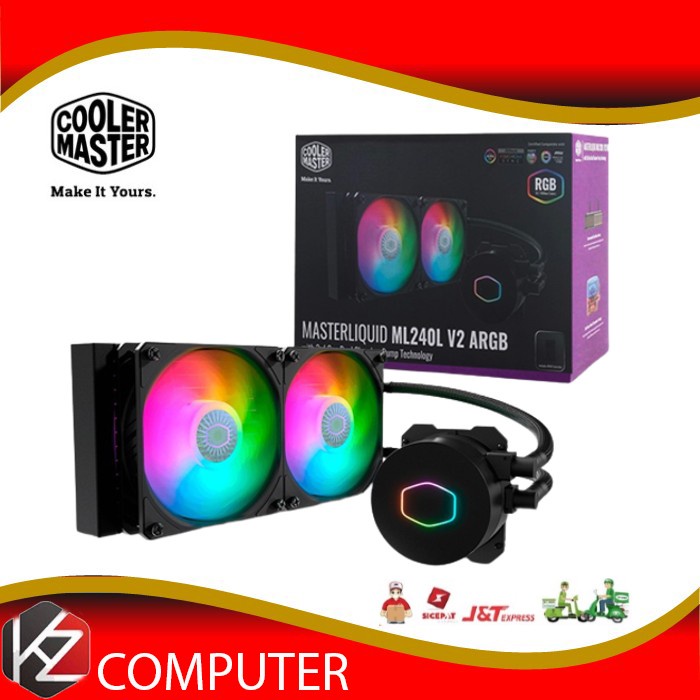 Fan Cooler CM Master Liquid ML 240L RGB V2 - COOLER MASTER