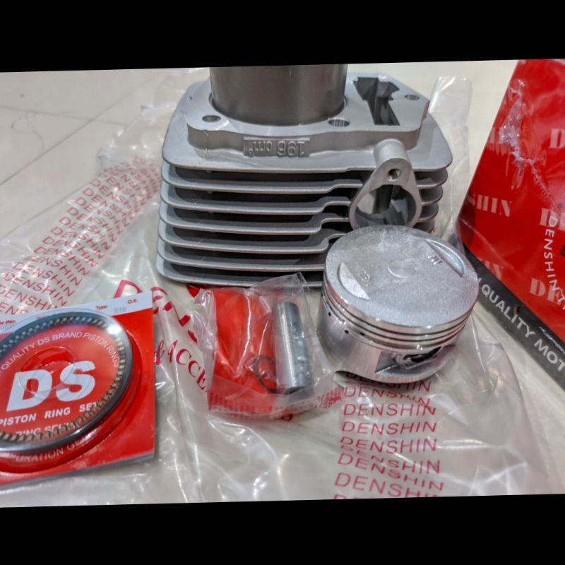 buring tiger bureng tiger  blok piston blok seher tiger revo set piston + ring denshin