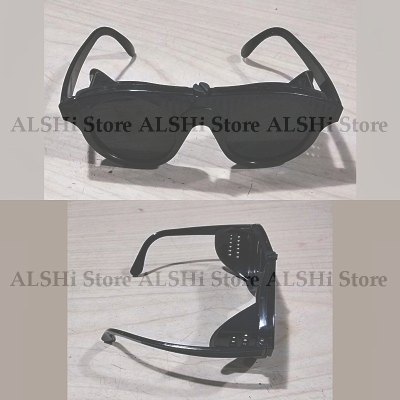 Kaca Mata Las Hitam Bulat Anti Silau