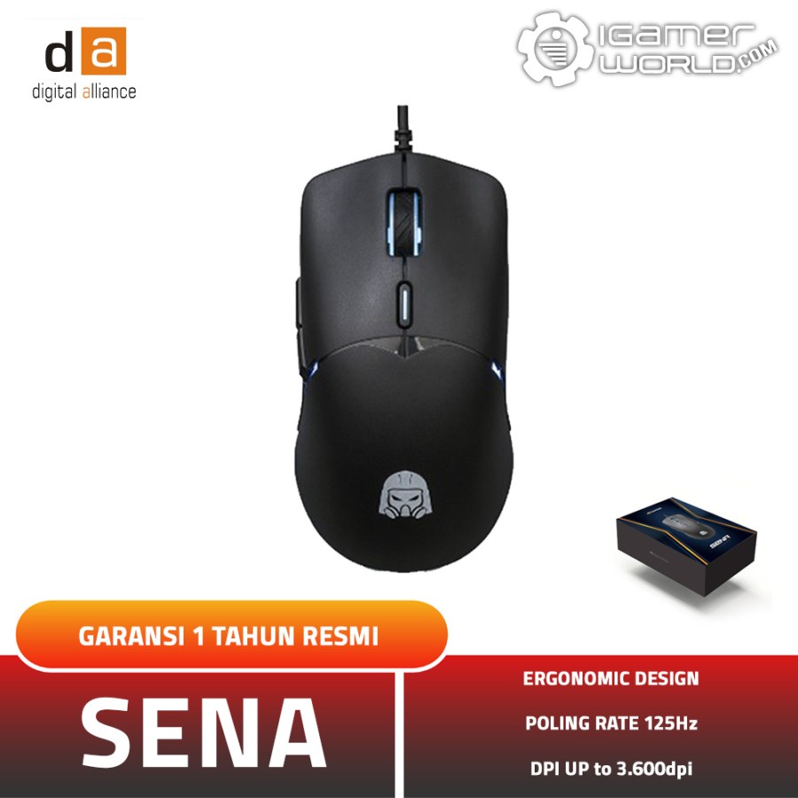 Digital Alliance Sena / DA Sena 3.600dpi Ergonomic Gaming Mouse