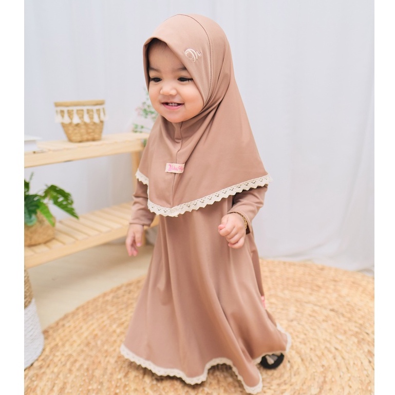 HONEYBLOSSOM gamis bayi perempuan / gamis bayi perempuan cantik fashionable satu set alesha