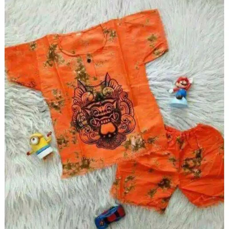 Baju Barong Setelan Anak Rayon Premium Baju Anak Setelan Barong Anak