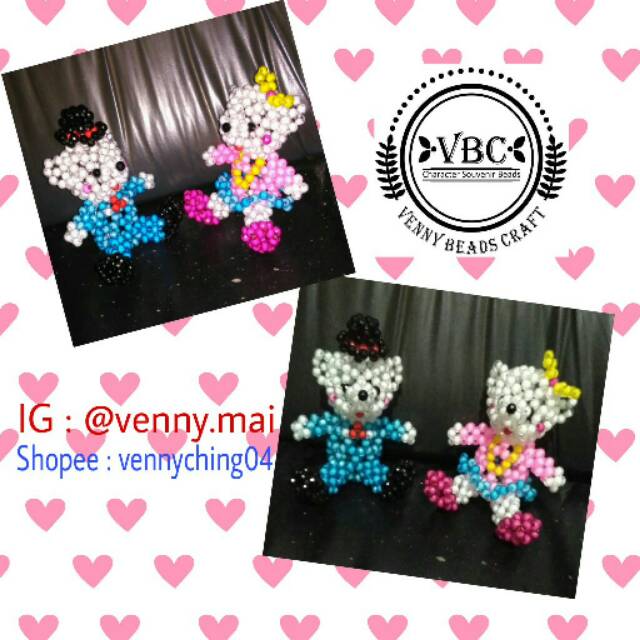 Pajangan Teddy Bear Couple