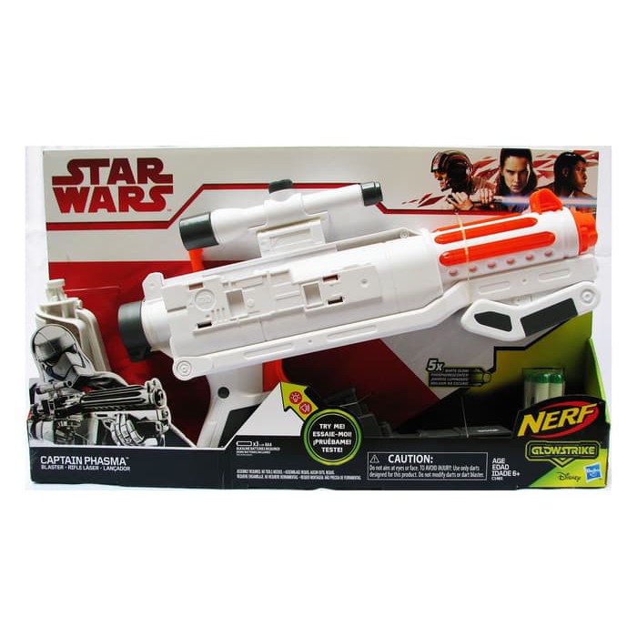 cg272 Hasbro Nerf Captain Phasma Star Wars Glow Strike