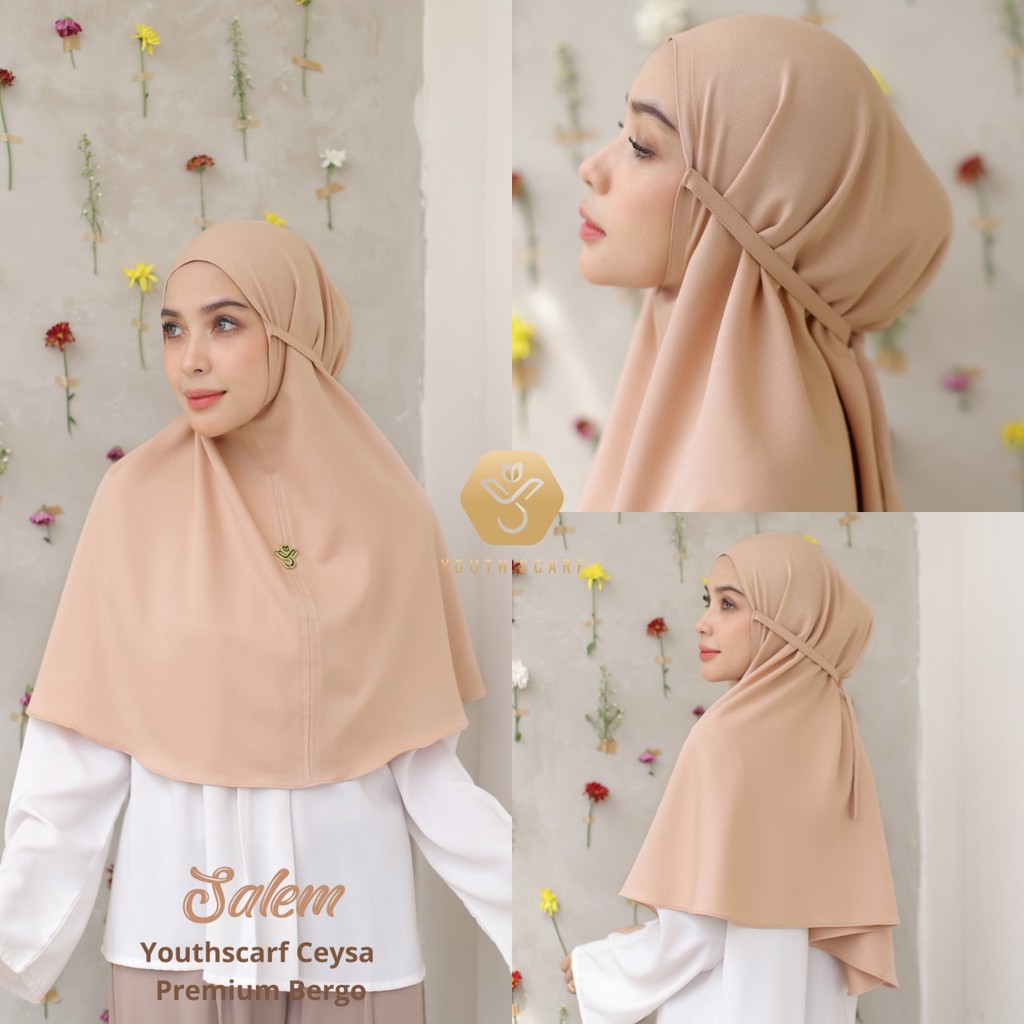Youthscarf - Cesya Bergo - Moscrepe - jilbab instan - Jilbab bergo-6
