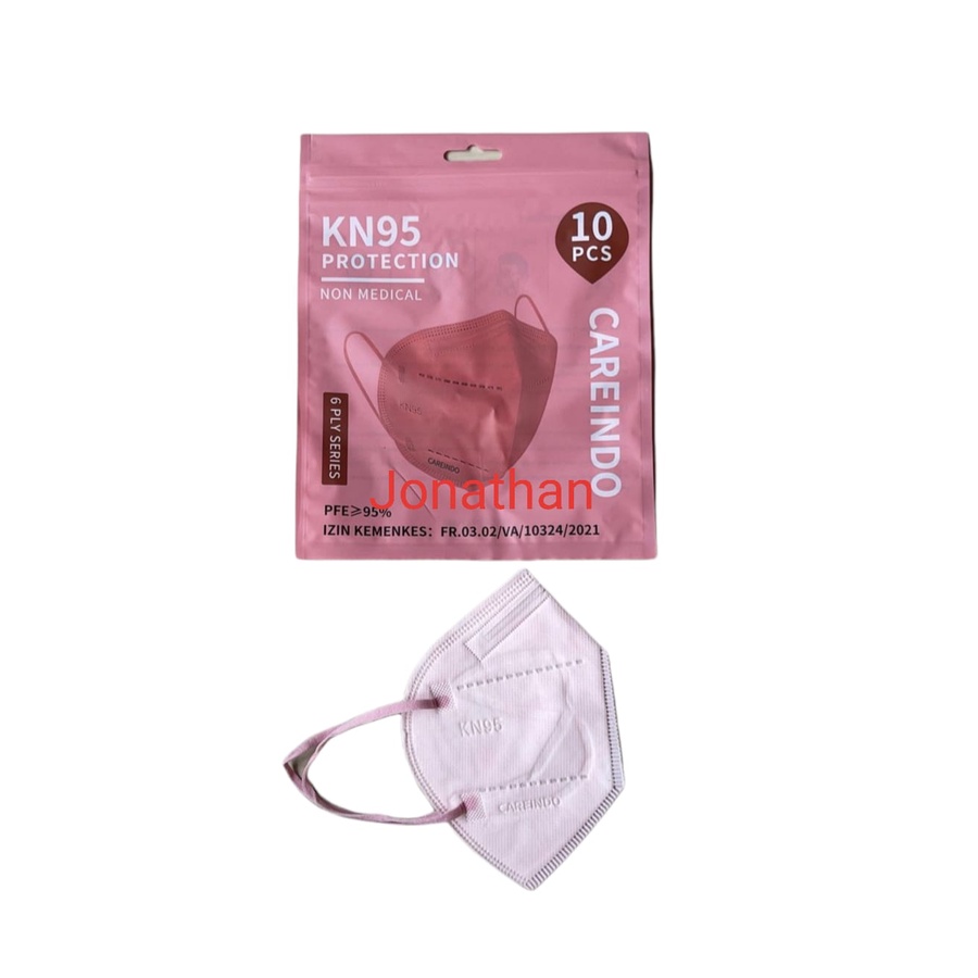 masker kn95 careindo 6ply isi 10pcs masker kn 95 careindo disposable model shumu /masker / masker medis / kn95 / kn95 5d / masker kn95 disposable mask isi 10pcs