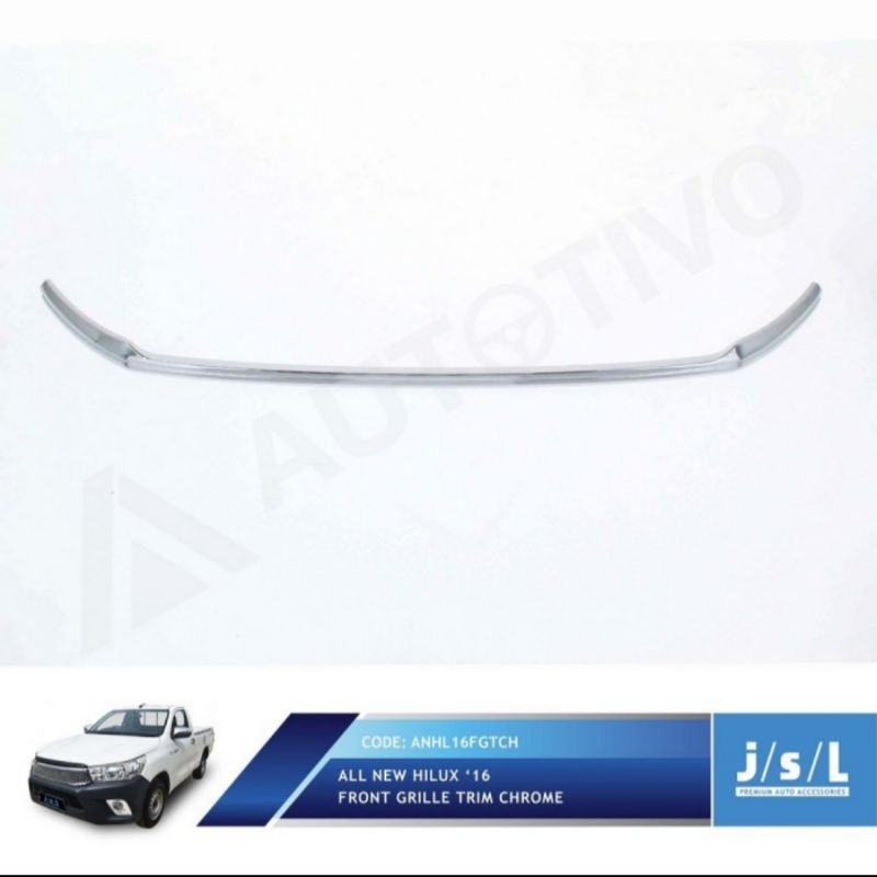 list grill depan all new Hilux/ front grill trim chrome jsl