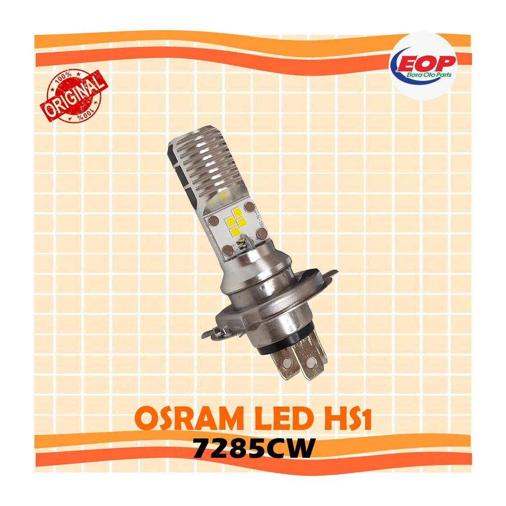 Bohlam Lampu Depan LED HS1 OSRAM Ninja R RR 150 Z250SL AC/DC 7285CW