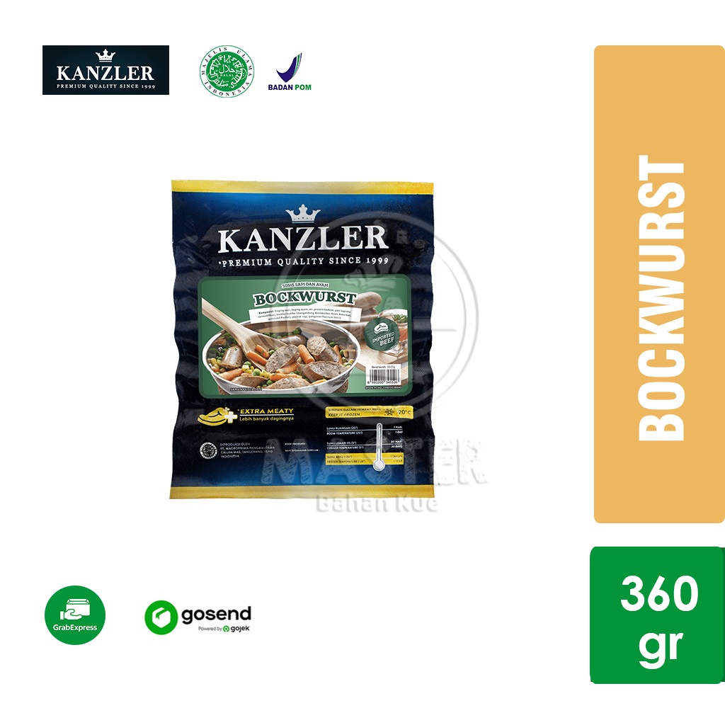 

Sosis Kanzler Bockwurst [360 gr] KHUSUS INSTANT