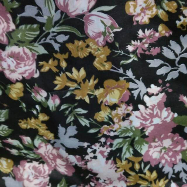 🌺Gorden kolong meja dapur motif bunga