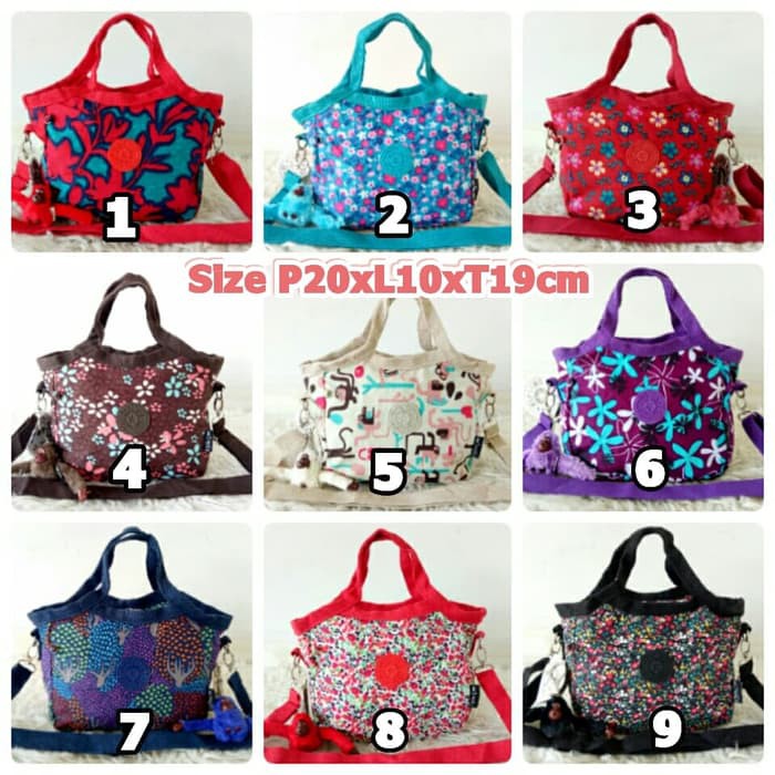 TERMURAAH, Kp203M Tas Wanita Import Kipling Jinjing dan Selempang .