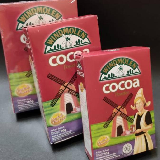 

Cocoa Powder Windmolen Bubuk Coklat Premium 45 ,90 , 180 gr / gram TERLARIS TERPERCAYA ORIGINAL