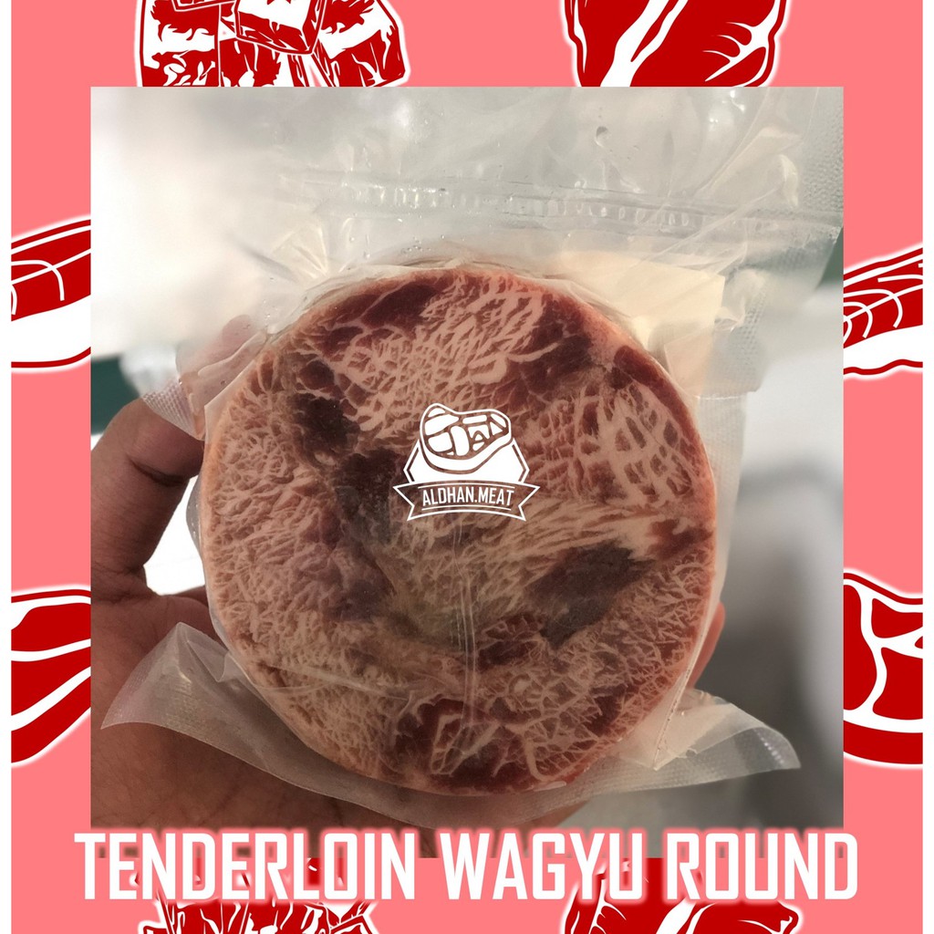 

AUS Tenderloin Wagyu Round Meltique/ AUS Tenderloin Steak Bulat - 200 gram