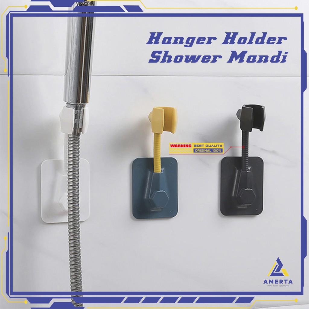 Gantungan Hanger Holder Shower Mandi Faucet Holder Stand TOOKIE  - JJ15 - Black