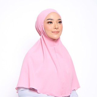 ZM Zaskia Mecca - Izy Dusty Pink Hijab Kerudung Bergo