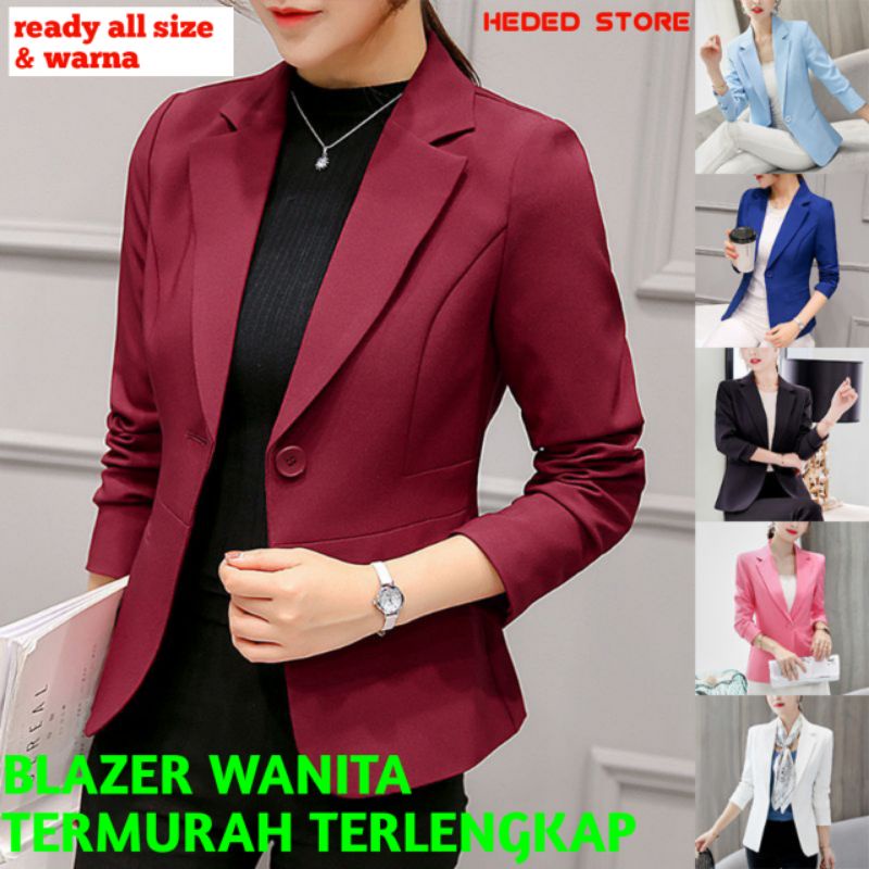 Blezer wanita Jas Wanita Blazer wanita /blezer wanita murah/ blazer wanita/ blazer hitam cewek/bleze