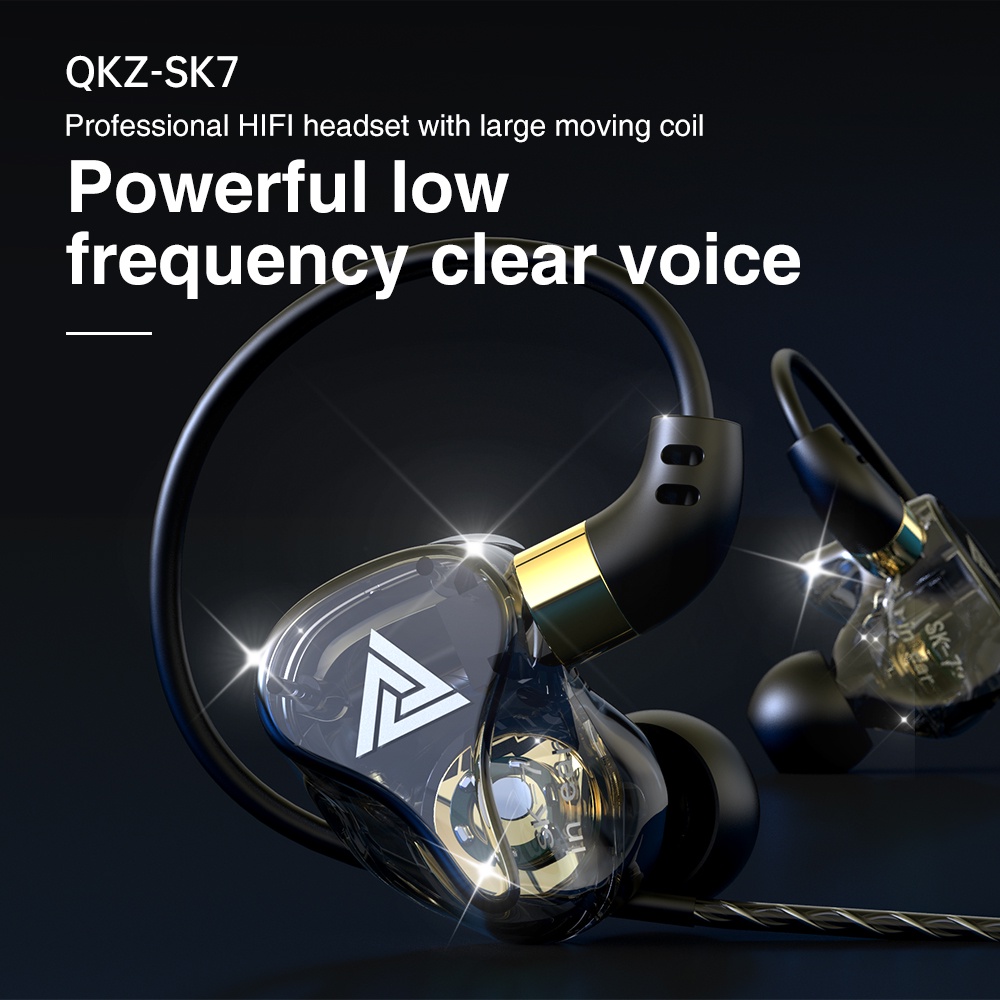 QKZ SK7 Basshead Earphone with Mic