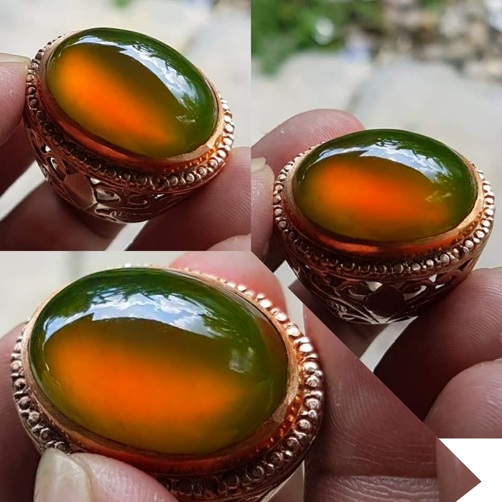 Batu Cincin Idocrase Solar Biosolar jumbo 1206