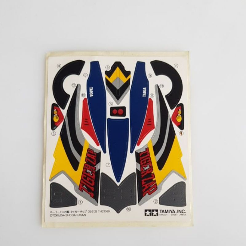 tamiya stiker tiger zap