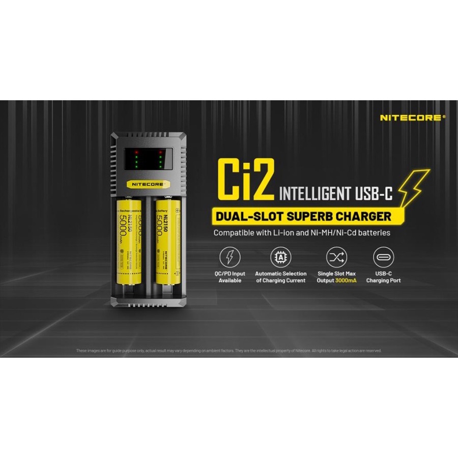 CHARGER NITECORE - NITECORE CHARGER - AUTHENTIC