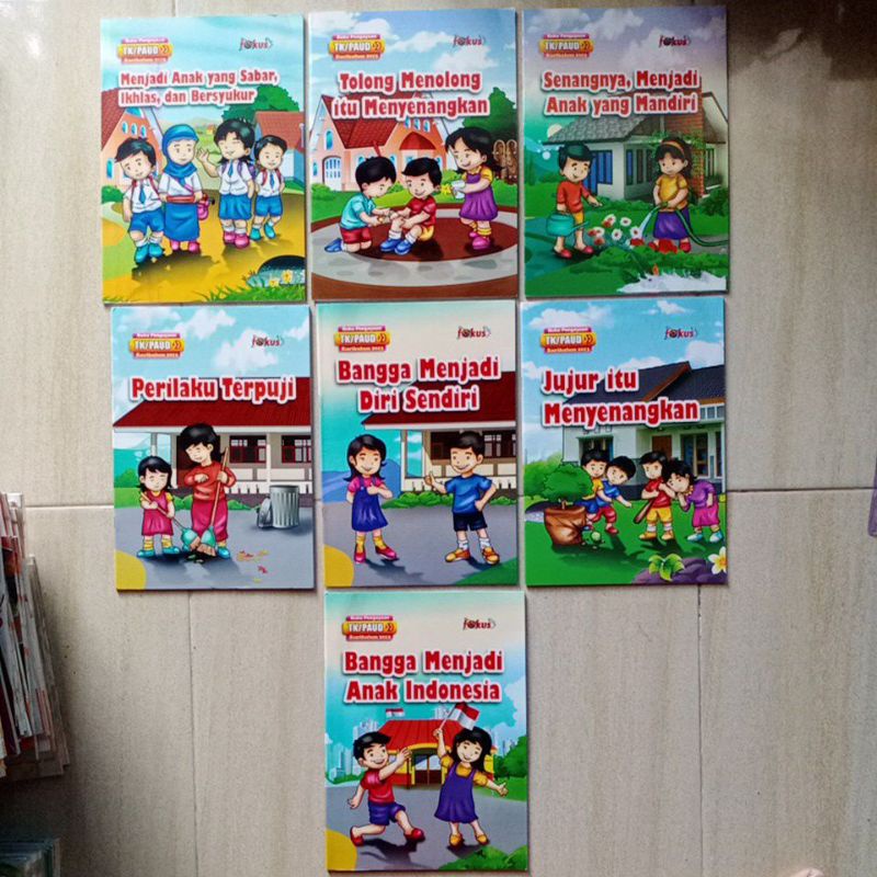 Paket Buku Cerita Anak PAUD TK untuk mendidik perilaku Anak