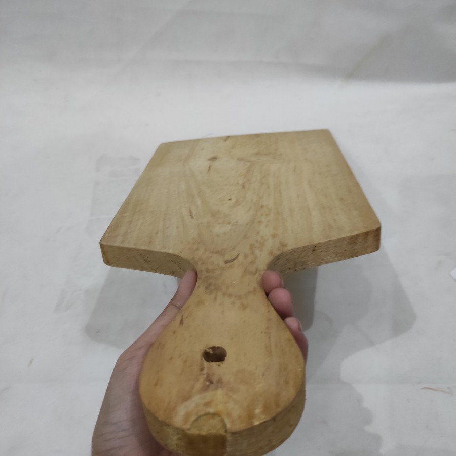 Talenan Cutting Board Kayu gagang besar bisa untuk foto makanan