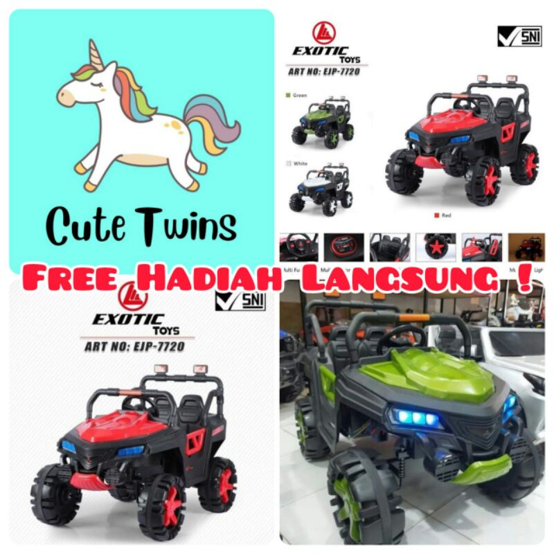 Mobil Aki Jeep Exotic EJP 7720 Remote