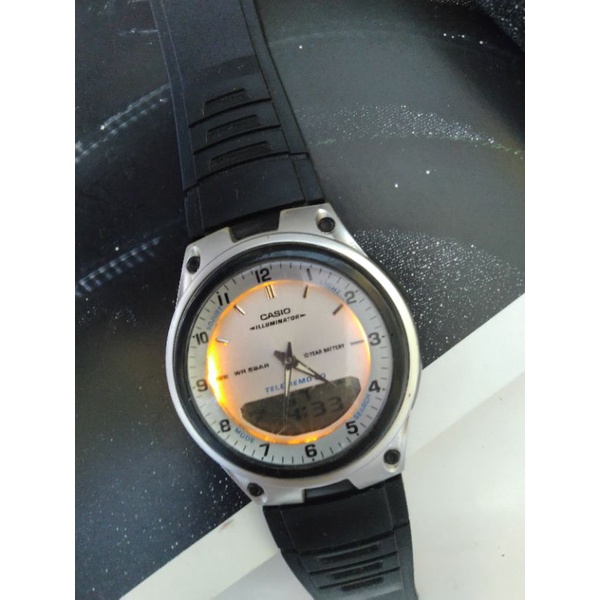 jj02406 jam tangan pria Casio AW-80 illuminator