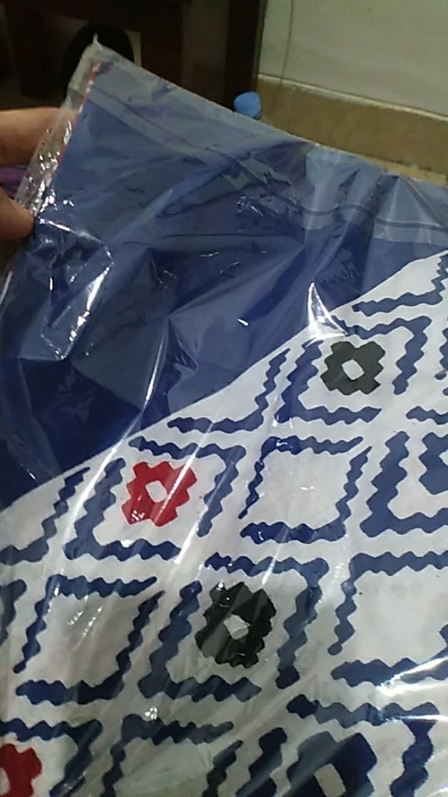 Baju Batik Wanita Atasan Tunik Lancip Motif Salur Tenun Katun Adem New Modern Seragam Pesta Resespsi