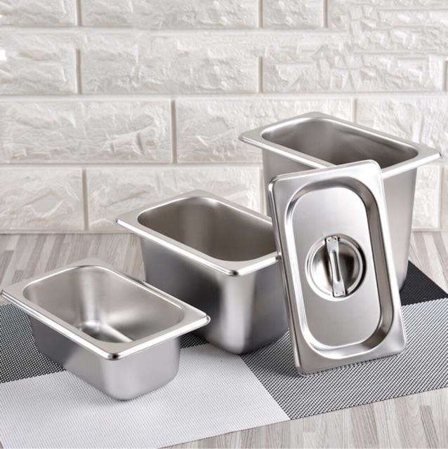 gastronom Food pan 1/9 ke dalam 6.5cm 10cm wadah penyimpan 1965 19100stainless