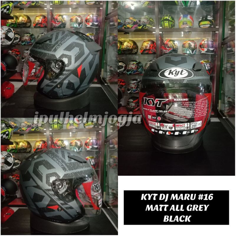 KYT DJ MARU #16 ORIGINAL HALF FACE